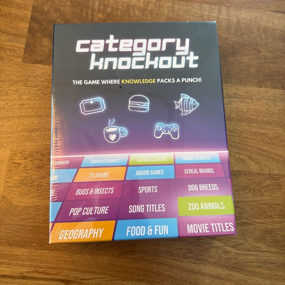 Category Knockout Card Game